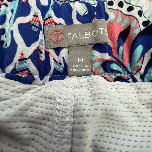 T by Talbots Summer Sporty Athletic Breathable Elastic Waist Skort Paisley M - Picture 5 of 12